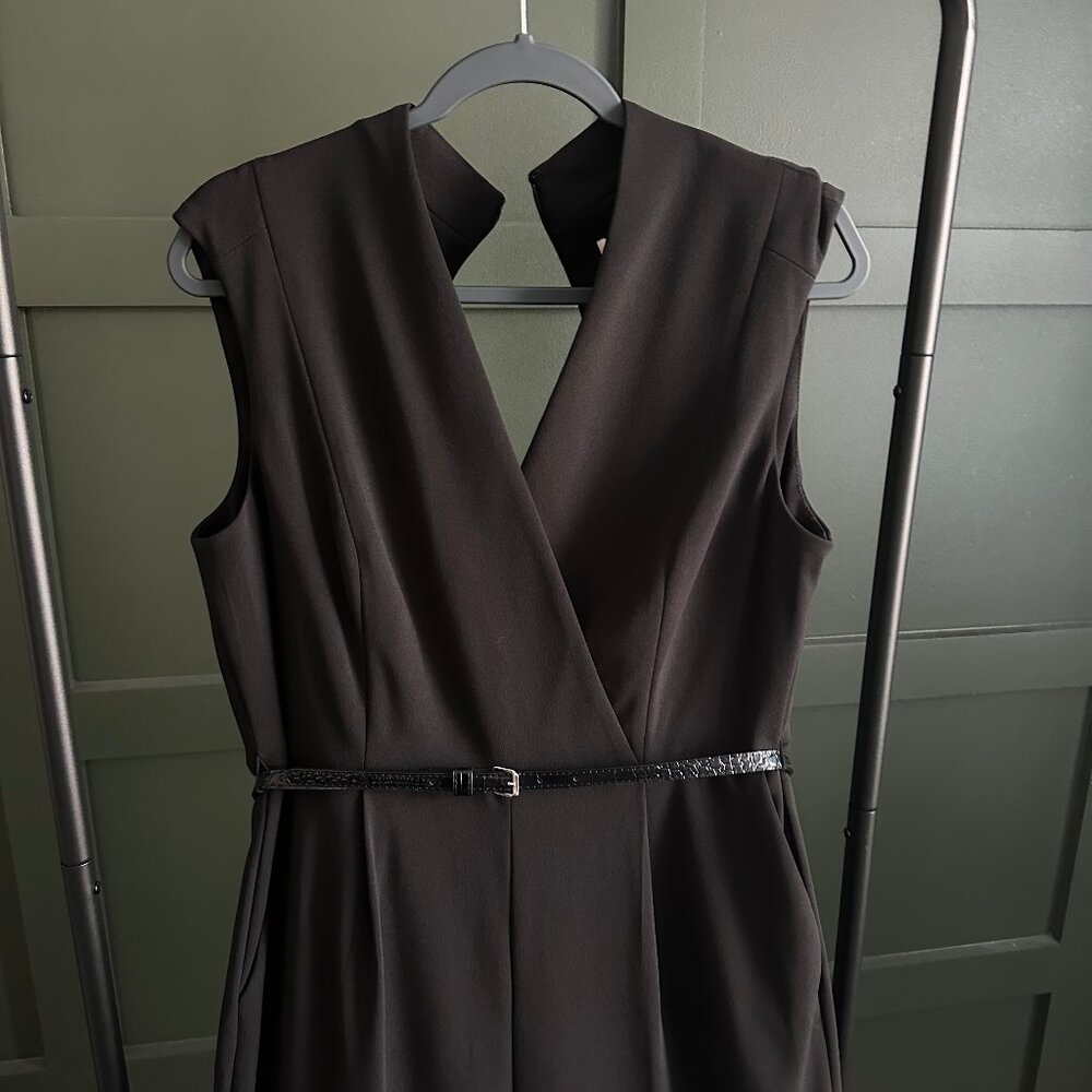 NWT Calvin Klein Wide Leg Black Jumpsuit - Picture 9 of 10